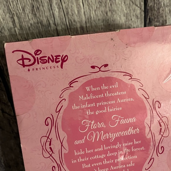 HTF! Disney Store Sleeping Beauty Fairy Godmother Doll Set - Picture 9 of 12